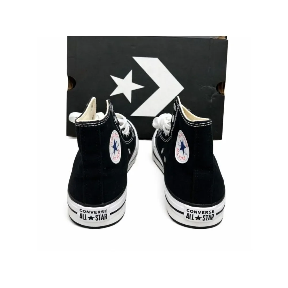 Converse Chuck Taylor All Star EVA Lift Platform Kids 3 Black High Top Sneaker